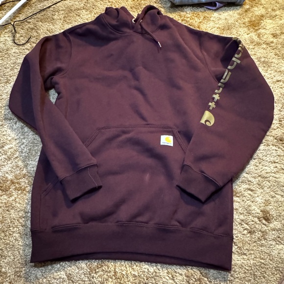 Carhartt Women's plum Sweatshirt - Picture 2 of 4